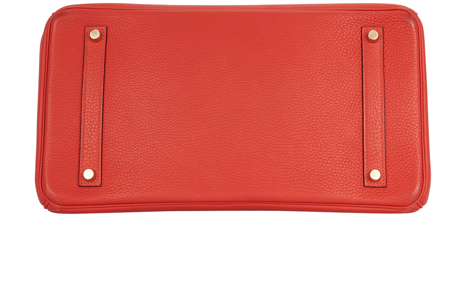 Birkin 35 in Clemence Rouge Casaque, &pound;9,500, Handbags, Red, Leather, Top view